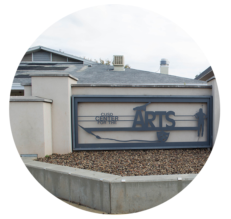 Photo of the PVHS Center for the Arts Building
